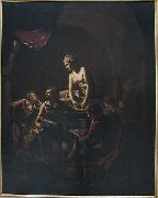 Joseph wright of derby Academy by Lamplight oil painting on canvas